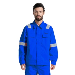 CE Certificate Worker Oil Rig Oil Refinery Workwear <b>Welding</b> Safety Mechanic Welder Work Uniform for Oil and Gas - Product Image 1