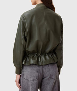 Artículo más vendido Chaqueta de cuero de moda informal para mujer de buena calidad Chaqueta de cuero para mujer de nuevo diseño al por mayor Chaquetas para mujer - Product Image 4