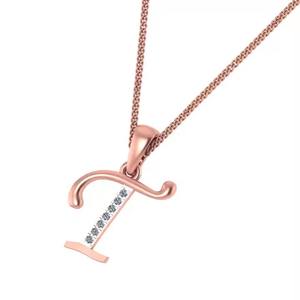 Incrédiible pendentif en diamant 'T' pour homme avec un design unique en moissanite de Surat, ensemble de bijoux fins tendance sans chaîne - Product Image 4