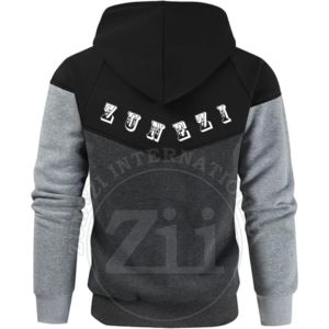 Sudadera con capucha de algodón puro para hombres y mujeres, traje holgado de Color sólido para parejas, Sudadera con capucha OEM informal de gran tamaño, ropa Unisex de manga larga - Product Image 2