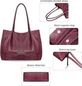 Fourre-tout chic pour femme élégant, léger et prêt pour le bureau, les escapades de week-end et les courses quotidiennes - Product Image 6