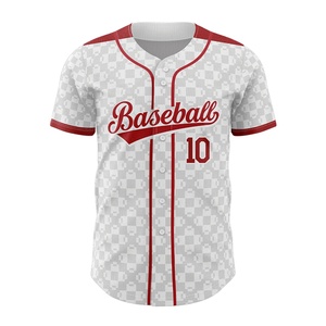 เสื้อกีฬาสำหรับใส่เล่นเบสบอลเสื้อเจอร์ซีย์ปักลายโลโก้ - Product Image 1