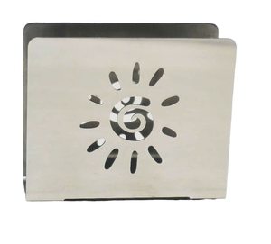 Porte-serviettes rond en acier inoxydable, porte-serviettes de table de cuisine, fournitures d'usine en gros - Product Image 5