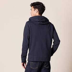 High Quality Wholesale <b>Men</b> Zipper <b>Hoodies</b> 2025 Custom Private Label Full <b>Zip</b> Cotton Sweatshirts Stylish Slim Fit <b>Hoodies</b> - Product Image 2