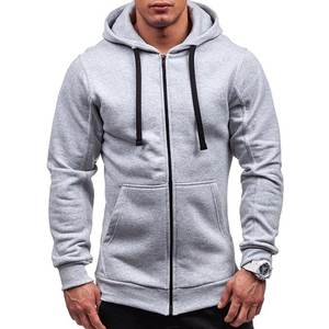 Custom Made Wholesale Men's Thick Zip-Up Hoodie Winter Warm Hooded Jacket <b>Jumper</b> Oversized Men Hoodies - Product Image 3