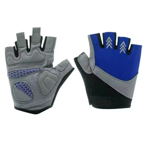 Guantes de bicicleta antideslizantes transpirables para hombres y mujeres Guantes de ciclismo sin dedos con logotipo personalizado - Product Image 6