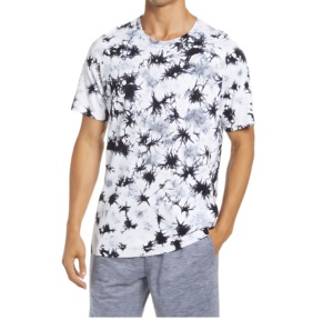 เสื้อยืดผู้ชายทรงปกติ ผ้าฝ้าย 100% คอโอ แขนปกติ เนื้อผ้านุ่ม ระบายอากาศได้ดี เหมาะสำหรับใส่ลำลองทุกวัน - Product Image 1