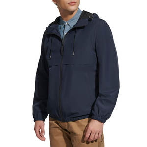 Vestes coupe-vent en toile tactique légères imperméables à capuche pour hommes, de haute qualité, motif de lettres personnalisé, veste de pêche, veste de pluie - Product Image 4