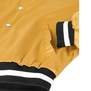 Vestes de Baseball de Haute Qualité en Gros pour Hommes, Corps en Laine, Manches en Cuir, Veste d'Hiver Varsity à Vendre, Service OEM ODM - Product Image 5