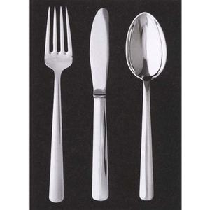 Cubertería con acabado plateado a granel de calidad increíble, vajilla de acero inoxidable de diseño personalizado, cuchara, cuchillo, tenedor, juego de cubiertos para uso doméstico - Product Image 1