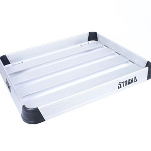 Portaequipajes de techo de montaje en techo de aluminio resistente con capacidad de 100kg - Product Image 1