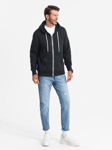 เสื้อฮู้ดดี้โอเวอร์ไซส์สำหรับทุกเพศ ฤดูใบไม้ร่วง ผลิตจากผ้าโพลีเอสเตอร์/คอตตอน ผ้าฟลีซเนื้อนุ่ม พิมพ์ลายได้ตามต้องการ เสื้อหนา สไตล์สตรีทแวร์ รุ่นใหม่ - Product Image 3