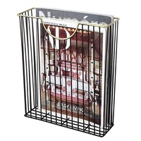 Di lusso in stile americano in ferro da cucina appesa scaffale per libri da parete rivista semplice Rack per ufficio casa camera da letto