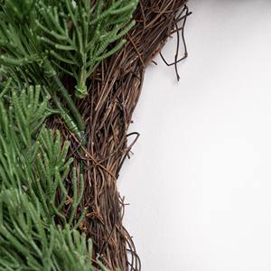 Guirnalda Navideña de Ciprés de 30 cm, Decoración Tradicional Italiana para Montar en la Pared, Guirnaldas y Coronas Elegantes para las Fiestas - Product Image 3