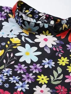 Vestido de algodón estampado con bloque de mano indio, nueva moda, ropa informal de verano con cintura Natural de estilo dulce para regalo de San Valentín - Product Image 4