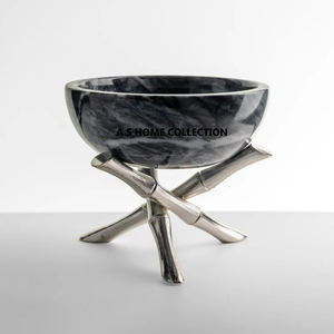 Diseño de textura martillada elegante Restaurante chapado en oro y fiestas Servicio de comida Cuencos ecológicos europeos de lujo - Product Image 2