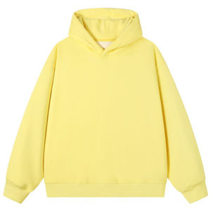 Sudadera CON CAPUCHA DE Color sólido para hombres y mujeres, nueva tendencia de moda holgada de estilo americano para primavera y otoño con tela tejida - Product Image 4
