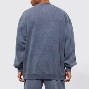 Último Estilo, Chándales de Invierno con Capucha, Tallas Grandes, Logotipo Personalizado, Estampado Lavado Ácido, Casuales, Unisex, Transpirables, 100% Algodón - Product Image 4