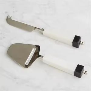 ชุดมีดหั่นชีสสแตนเลสมีดตัดเนยแข็งหินอ่อน - Product Image 1