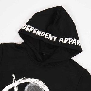 Sudadera con capucha de Halloween con cremallera completa de algodón personalizada sudaderas con capucha de invierno de hombre en blanco de poliéster térmico de algodón personalizadas diseño personalizado - Product Image 3