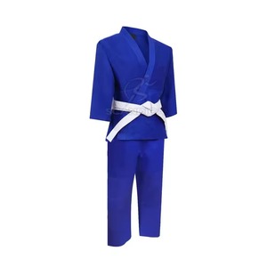 Kimono de competición ligero BJJ Gi Brazilian Jiu Jitsu con cinturón traje de artes marciales de algodón duradero logotipo personalizado Gym Academy - Product Image 3
