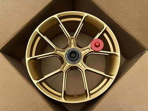 Jantes en alliage d'aluminium forgées sur mesure de 15 à 17 pouces avec blocage central doré pour Porsche 911 GT3 Turbo S Série <span class=keywords><strong>3000</strong></span> - Product Image 4