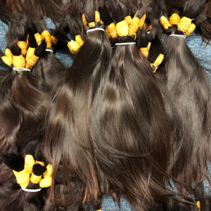 Venta al por mayor de extensiones de cabello humano Remy indio, cabello virgen crudo sin procesar - Product Image 2