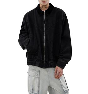 Venta caliente de encargo de los hombres de alta resistencia chaqueta forrada de lona de invierno trabajador bordado decoración chaqueta - Product Image 2