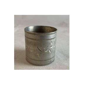 Hammered Aluminum Napkin Simple Design <b>Table</b> Napkin Ring <b>Wedding</b> Dinner Decorative Use for Made in India - Product Image 2