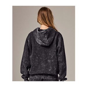 Survêtements évasés personnalisés avec fermeture éclair 500 GSM combinaison de jogging à jambe droite survêtement en détresse ensembles de sweats à capuche et de pantalons de survêtement pour hommes - Product Image 5