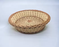 Meilleur prix, design unique, fait main, écologique, multicolore, rustique, de haute qualité, paniers ronds Moonj, corbeille à fruits pour la maison
