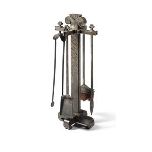 ชุดเครื่องมือจุดไฟเหล็กแบบคลาสสิกพร้อมที่จับบานและที่จับขนาดกะทัดรัดเหมาะสำหรับห้องนั่งเล่นหรือบ่อไฟกลางแจ้ง - Product Image 2