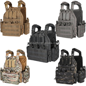 Gilet Tattico Traspirante Vanda VT6026 <span class=keywords><strong>1000D</strong></span> Khaki con Porta Piastre - Product Image 2