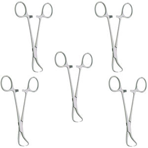 Pince à serviettes Backhaus de haute qualité 15 cm pince chirurgicale en acier inoxydable pince médicale chirurgicale à verrouillage à cliquet - Product Image 4