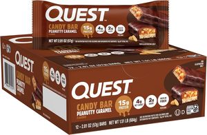 เควสท์ นิวทริชั่น โปรตีนบาร์ รสคาราเมลถั่วลิสง แพ็ค 12 ชิ้น - Product Image 3