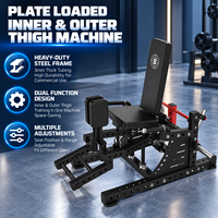 BN Plate Loaded Inner & Outer Thigh Machine, Équipement Commercial d'Entraînement pour l'Abduction et l'Adduction des Hanches, pour Salles de Sport et Studios, Vente en Gros