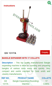 กำไลข้อมือขยายด้วย17 coolets GS 1317A สำหรับเครื่องมือเครื่องประดับ-เครื่องมือเครื่องเพชรพลอย - Product Image 2