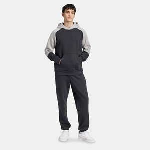 Ensemble de survêtement pour homme en molleton léger et respirant 100% fibre de bambou, avec logo personnalisé, style streetwear hiver, 2 pièces - Product Image 6