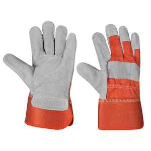 Gants de gréement durables en cuir de vachette pour la sécurité au travail Utilisation industrielle en gros personnalisée avec approvisionnement direct en usine - Product Image 4