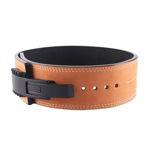 Ceinture d'haltérophilie personnalisée Durable Top Grain peau de vache en cuir ceinture d'haltérophilie pour hommes bonne ceinture à boucle ardillon - Product Image 2