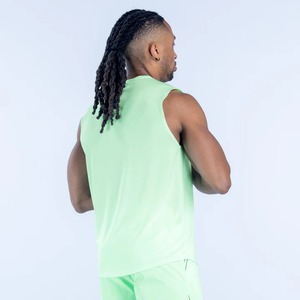 Camiseta sin Mangas Personalizada al por Mayor para Hombre, Color Personalizado, Ajustada, de Secado Rápido, Transpirable, Camiseta de Verano para Hombre - Product Image 3