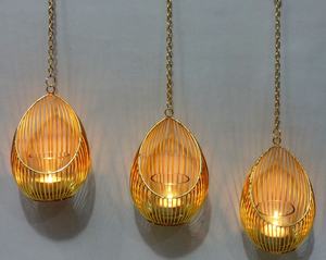 เชิงเทียนลวดเหล็กทำด้วยมือสำหรับตกแต่งโต๊ะทำจากทองเหลืองชุบไฟฟ้าสำหรับงานแต่งงานบ้านของขวัญอีสเตอร์ - Product Image 6