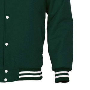 Dernier modèle de veste universitaire d'hiver, design personnalisé OEM, lycée, université, col et poignets côtelés pour un ajustement personnalisé - Product Image 6