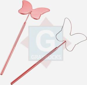 Espejo de extensión de pestañas con logotipo personalizado de calidad premium Tipo de punta de volumen de acero inoxidable de alta sostenibilidad - Product Image 3