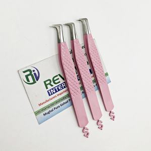 Free Custom Logo Lash <b>Tweezers</b> Volume 90 Degree <b>Eyelash</b> <b>Tweezers</b> Fiber Tip Private Label CNC Customised <b>Tweezers</b> for <b>Eyelash</b> - Product Image 4