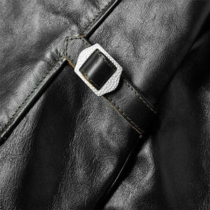 EW แฟชั่นฤดูใบไม้ร่วงเสื้อแจ็คเก็ตหนังแท้เข้ารูปปกตั้งของผู้ชายใหม่คุณภาพระดับพรีเมียมผลิตในปากีสถาน - Product Image 5