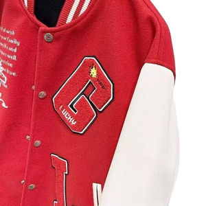 Venta al por mayor Hombres Varsity Chaquetas Letterman Personalizado Béisbol Letterman Varsity Bomber chaquetas de los hombres - Product Image 4