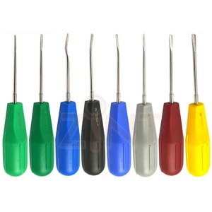 Haute qualité 8 pièces Multi Luxating racine ascenseurs pointe Kit d'extraction Instruments de chirurgie dentaire - Product Image 1