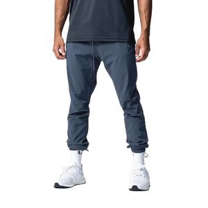 Pantalons de jogging amples pour hommes, personnalisables, fabriqués en usine, extensibles, pantalons de sport avec poches, jambes ajustables, bas de sport actifs - Product Image 1