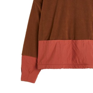 Sudaderas de Mujer Elegantes con Paneles en Contraste de Alta Calidad, Cuello Redondo, Paneles Impermeables, Sudaderas Extra Grandes, Sudadera Deportiva - Product Image 5